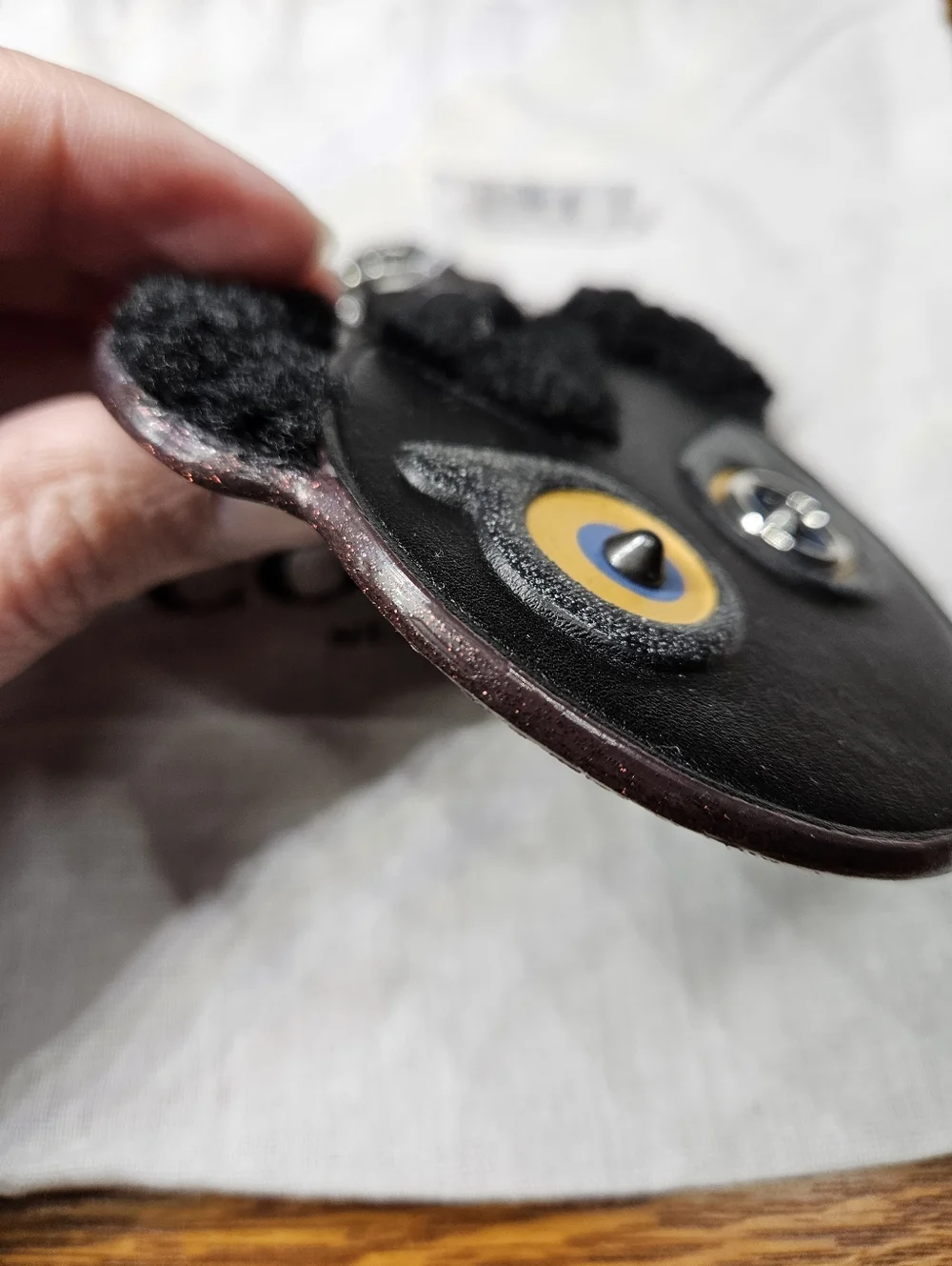 Coach Fuzz Face Bag Charm - Picture 3 of 5